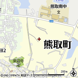 大阪府泉南郡熊取町和田3丁目周辺の地図