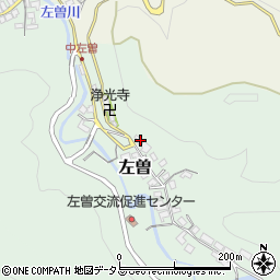 奈良県吉野郡吉野町左曽843周辺の地図