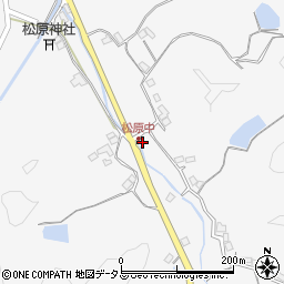 広島県三原市本郷町南方1545周辺の地図
