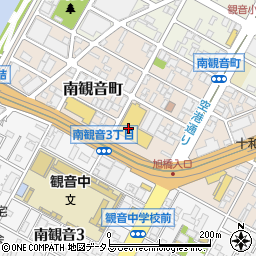 コーナンＰＲＯ広島観音店周辺の地図