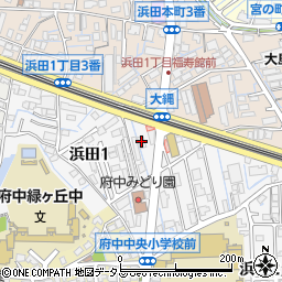 セブンイレブン安芸府中浜田店周辺の地図