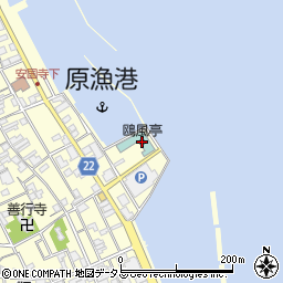 鞆の浦温泉周辺の地図
