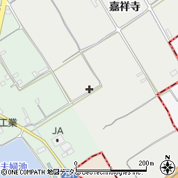大阪府泉南郡田尻町嘉祥寺153周辺の地図