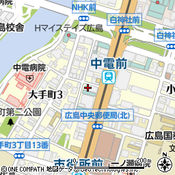 栄研化学株式会社　広島営業所周辺の地図