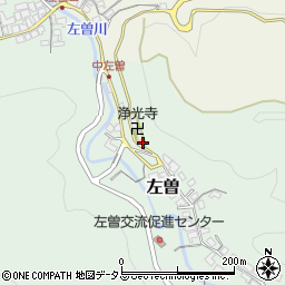 奈良県吉野郡吉野町左曽840周辺の地図