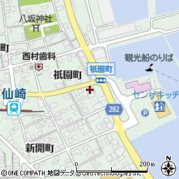 カースタレンタカー仙崎店周辺の地図