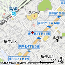 小林内科胃腸科医院周辺の地図