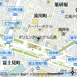 オリエンタルホテル広島ＮｅｗＹｏｒｋＣａｆｅ周辺の地図