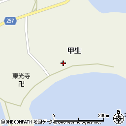 香川県丸亀市本島町甲生166周辺の地図