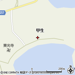香川県丸亀市本島町甲生159周辺の地図