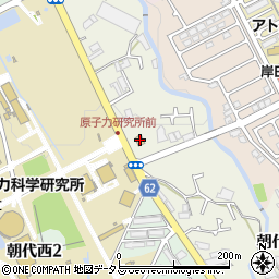 ローソン熊取朝代店周辺の地図