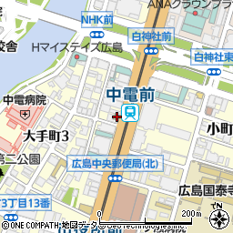 なか卯広島大手町店周辺の地図