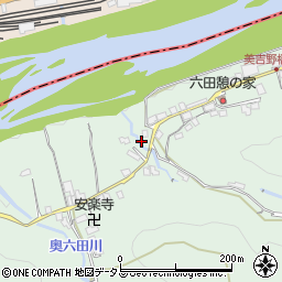 奈良県吉野郡吉野町六田1198周辺の地図