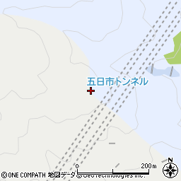 五日市トンネル周辺の地図