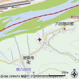 奈良県吉野郡吉野町六田977周辺の地図