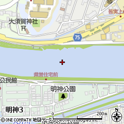沼田川周辺の地図