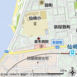 山口県長門市仙崎新屋敷町1214周辺の地図