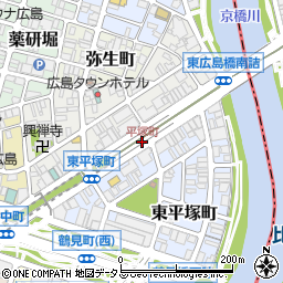 平塚町周辺の地図