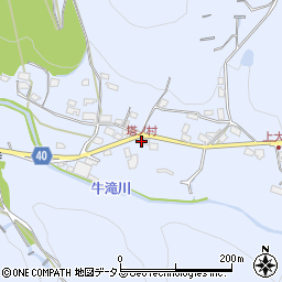 塔ノ村周辺の地図
