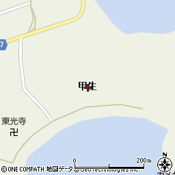 香川県丸亀市本島町甲生周辺の地図