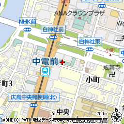 ホテルエスプル広島平和公園周辺の地図
