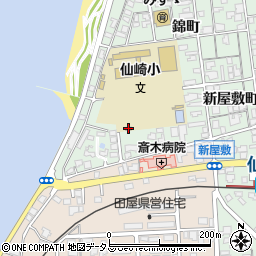 山口県長門市仙崎新屋敷町1225周辺の地図