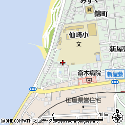 山口県長門市仙崎新屋敷町1223周辺の地図