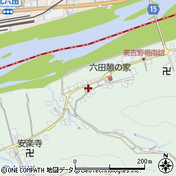 奈良県吉野郡吉野町六田1191周辺の地図