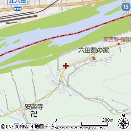 奈良県吉野郡吉野町六田1208周辺の地図