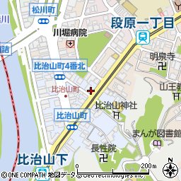広島県広島市南区比治山町1-13周辺の地図
