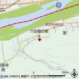 奈良県吉野郡吉野町六田1216周辺の地図