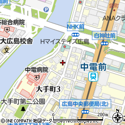 博多うずまき 広島大手町店周辺の地図