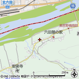 奈良県吉野郡吉野町六田1268周辺の地図