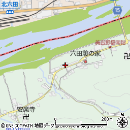 奈良県吉野郡吉野町六田1209周辺の地図