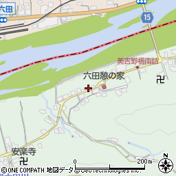 奈良県吉野郡吉野町六田1210周辺の地図