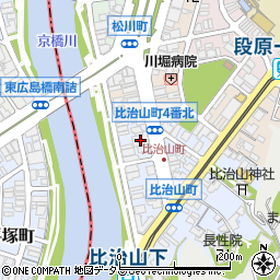 鶴法律事務所周辺の地図