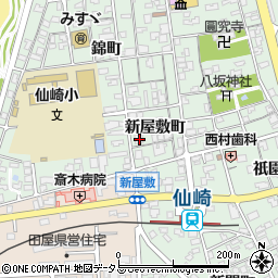 山口県長門市仙崎新屋敷町周辺の地図
