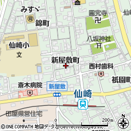 山口県長門市仙崎新屋敷町1187周辺の地図