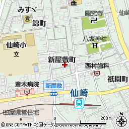 山口県長門市仙崎新屋敷町1187-1周辺の地図