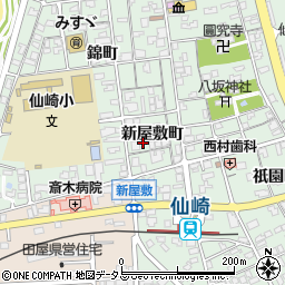 山口県長門市仙崎新屋敷町1191-6周辺の地図