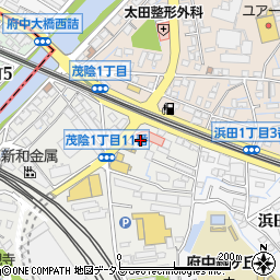 株式会社中国日立　サービスセンター周辺の地図