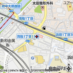 株式会社中国日立　営業一部周辺の地図