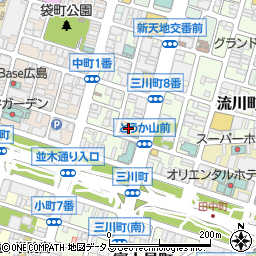 株式会社メディコスヒラタ　広島営業所周辺の地図