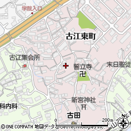広島県広島市西区古江東町12周辺の地図