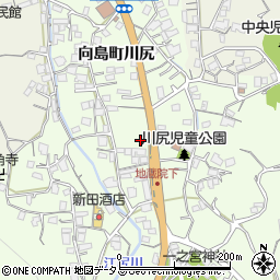 広島県尾道市向島町6151-1周辺の地図