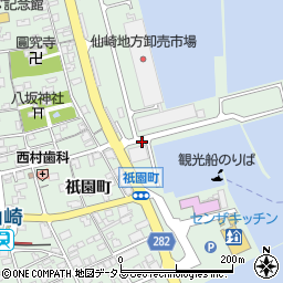 青海島観光汽船株式会社周辺の地図