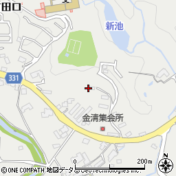 広島県東広島市西条町田口2089周辺の地図