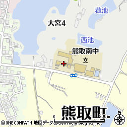 熊取町立熊取南中学校周辺の地図