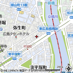 ウェンディ京橋川周辺の地図