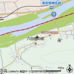 奈良県吉野郡吉野町六田1223周辺の地図